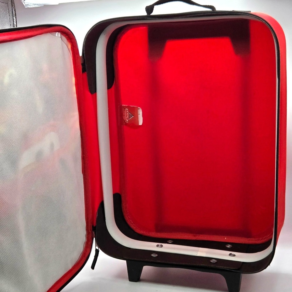 Disney Pixar CARS‎ Suitcase Rolling Luggage on Wheels  16x12 - Picture 7 of 11
